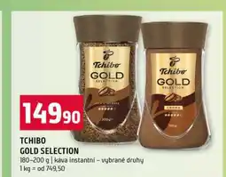 Terno TCHIBO GOLD SELECTION 180-200 g káva instantní vybrané druhy nabídka