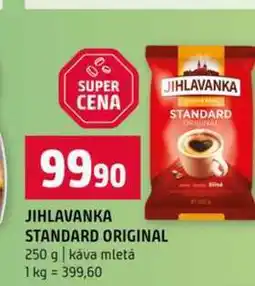 Terno JIHLAVANKA STANDARD ORIGINAL 250 g káva mletá nabídka