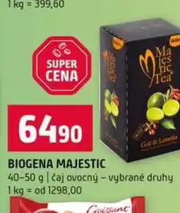 Terno BIOGENA MAJESTIC 40-50 g čaj ovocný vybrané druhy nabídka
