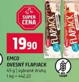 Terno EMCO OVESNÝ FLAPJACK 45 g vybrané druhy nabídka