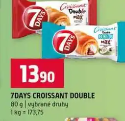 Terno 7DAYS CROISSANT DOUBLE 80g vybrané druhy nabídka