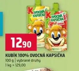 Terno KUBÍK 100% OVOCNÁ KAPSIČKA 100 g vybrané druhy nabídka