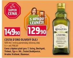 Terno COSTA D'ORO OLIVOVÝ OLEJ 500 ml extra panenský olivový olej nabídka