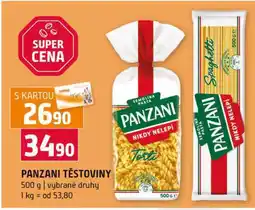 Terno PANZANI TĚSTOVINY 500 g vybrané druhy nabídka