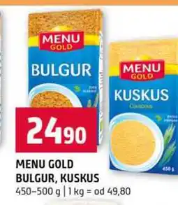 Terno MENU GOLD BULGUR, KUSKUS 450-500 g nabídka