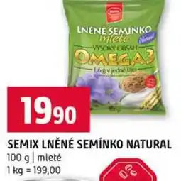 Terno SEMIX LNĚNÉ SEMÍNKO NATURAL 100 g mleté nabídka