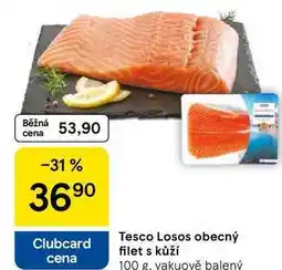 Tesco Tesco Losos obecný filet s kůží, 100 g nabídka