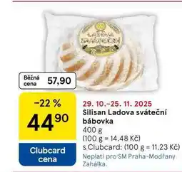 Tesco Silisan Ladova sváteční bábovka, 400 g nabídka