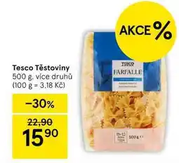 Tesco Tesco Těstoviny, 500 g, více druhů nabídka