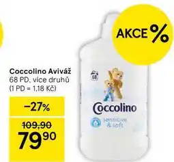 Tesco Coccolino Aviváž, 68 PD, více druhů nabídka
