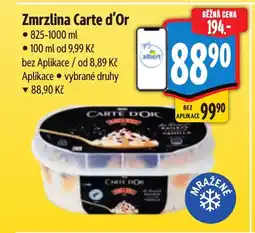 Albert Zmrzlina Carte d'Or nabídka