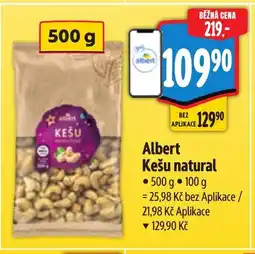 Albert Albert Kešu natural nabídka
