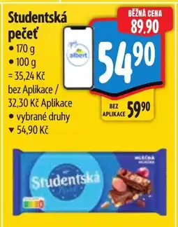 Albert Studentská pečeť nabídka