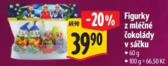 Albert Figurky z mléčné čokolády v sáčku nabídka