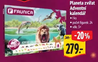 Albert Planeta zvířat Adventní kalendář nabídka