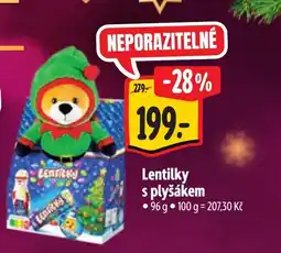 Albert Lentilky s plyšákem nabídka