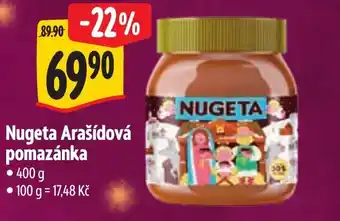 Albert Nugeta Arašídová pomazánka nabídka