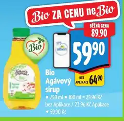 Albert Nature's Promise Bio Agávový sirup nabídka