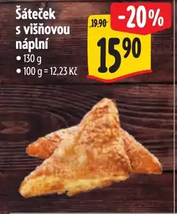 Albert Šáteček s višňovou náplní nabídka