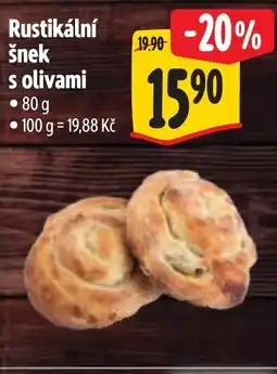 Albert Rustikální šnek s olivami nabídka