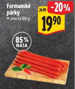 Albert Formanské párky nabídka