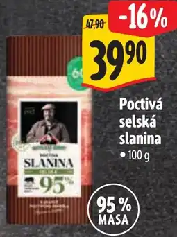 Albert Poctivá selská slanina nabídka