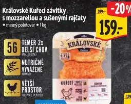 Albert Královské Kuřecí závitky s mozzarellou a sušenými rajčaty nabídka