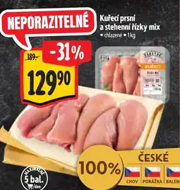 Albert Kuřecí prsní a stehenní řízky mix nabídka