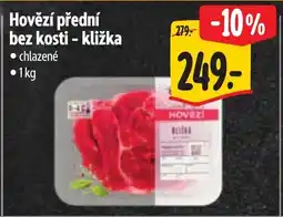 Albert Hovězí přední bez kosti - kližka nabídka
