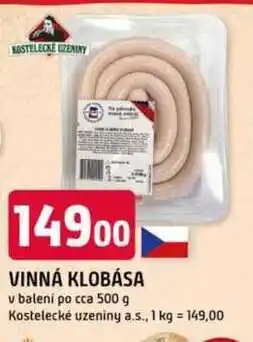 Trefa VINNÁ KLOBÁSA v balení po cca 500 g nabídka