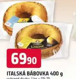 Trefa ITALSKÁ BÁBOVKA 400 g nabídka