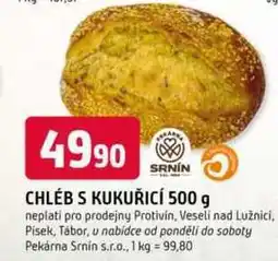 Trefa SRNÍN CHLÉB S KUKUŘICÍ 500 g nabídka