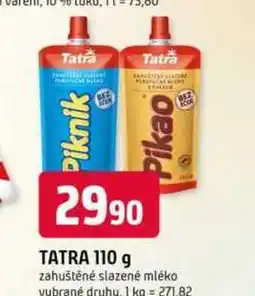 Trefa TATRA 110 g zahuštěné slazené mléko nabídka