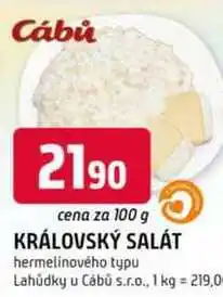 Trefa KRÁLOVSKÝ SALÁT hermelinového typu 100g nabídka