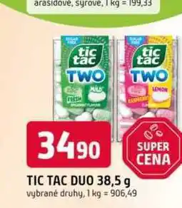 Trefa TIC TAC DUO 38,5 g nabídka