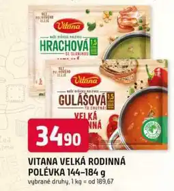Trefa VITANA VELKÁ RODINNÁ POLÉVKA 144-184 g nabídka