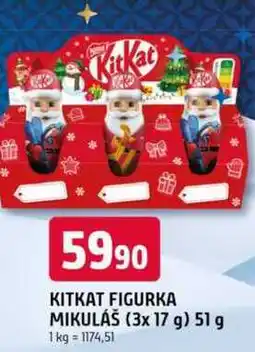 Trefa KITKAT FIGURKA MIKULÁŠ (3x 17 g) 51 g nabídka