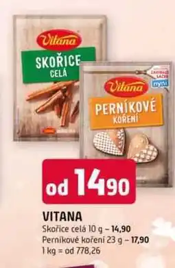 Trefa VITANA Skořice celá 10 g nabídka
