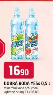 Trefa DOBRÁ VODA YESS 0,5l nabídka
