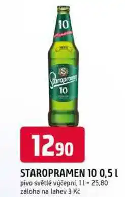 Trefa STAROPRAMEN 10° 0,5 l nabídka