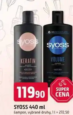Trefa Syoss Šampon 440ml, vybrané druhy nabídka