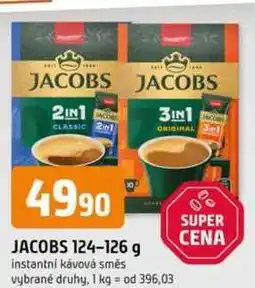 Trefa JACOBS 3IN1 ORIGINAL 126g nabídka
