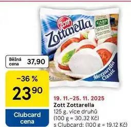 Tesco Zott Zottarella, 125 g nabídka
