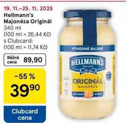 Tesco Hellmann's Majonéza Originál, 340 ml nabídka