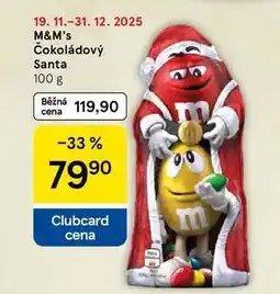 Tesco M&M's Čokoládový Santa, 100 g nabídka