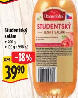 Albert Studentský salám nabídka