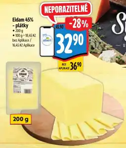 Albert Eidam 45% - plátky nabídka