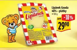 Albert Lipánek Gouda 48% - plátky nabídka