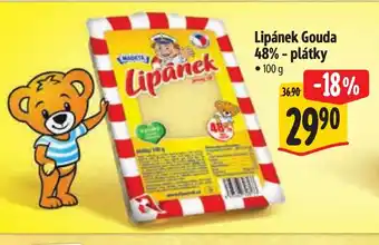 Albert Lipánek Gouda 48% - plátky nabídka