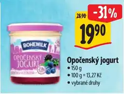 Albert BOHEMILK Opočenský jogurt nabídka